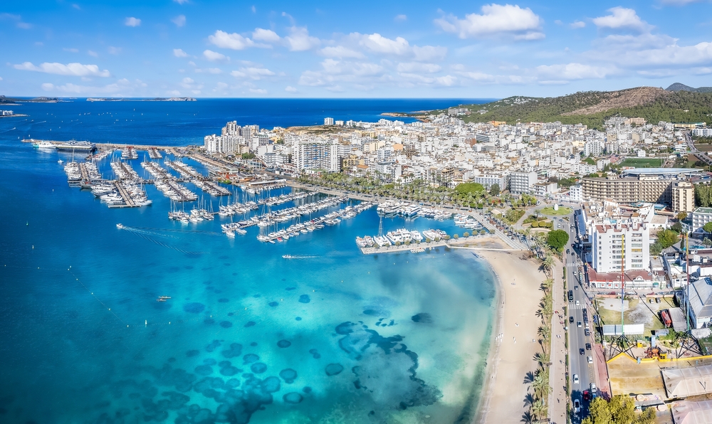 Ibiza's beautiful coastline